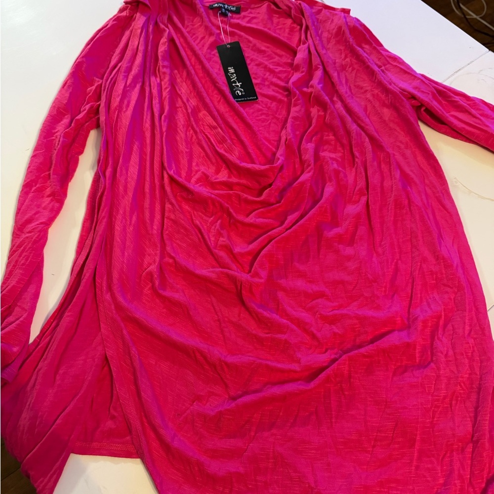 Vibrant Pink Long Sleeve Top
